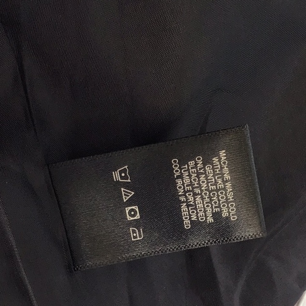 Ali Miles Black Patchwork Button-Front Coat with … - image 11